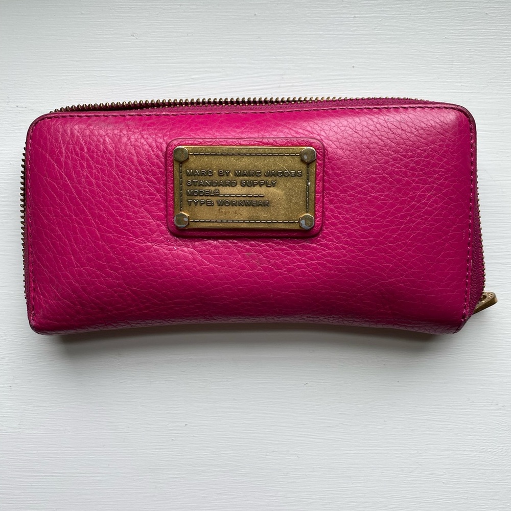 Marc by Marc Jacobs Pink Leather Wallet
